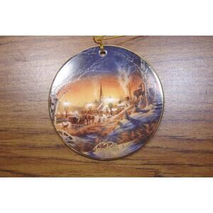 VINTAGE TERRY REDLIN CERAMIC ORNAMENT--"NIGHT ON THE TOWN"--1996